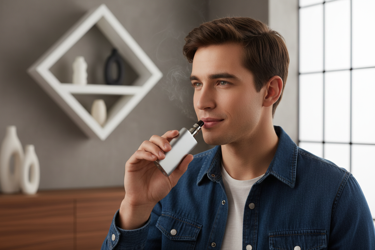 illustration des étapes essentielles pour débuter la vape en toute sécurité, choix du matériel et du e-liquide