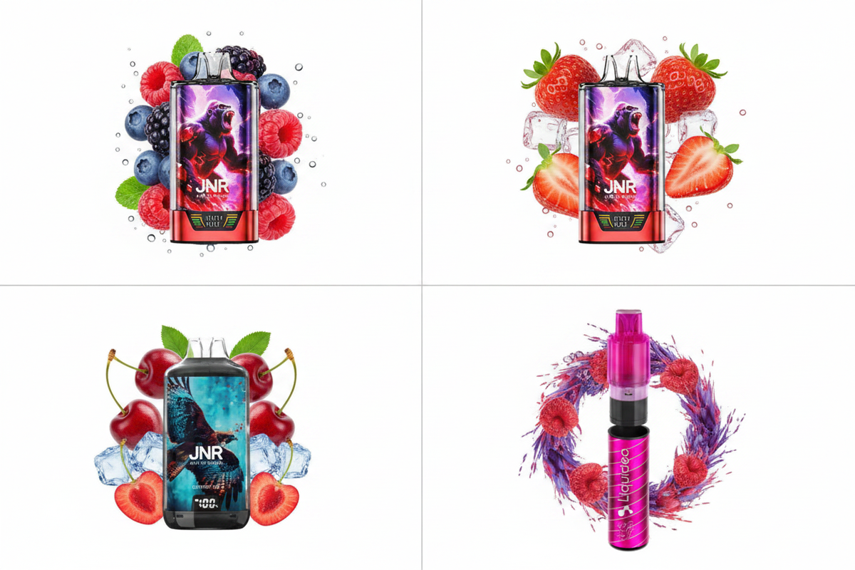 llustration d’une puff 15 000 bouffées avec grande autonomie, réservoir 15–20 ml, batterie USB‑C et saveurs fruitées — guide 2026 MegaVape