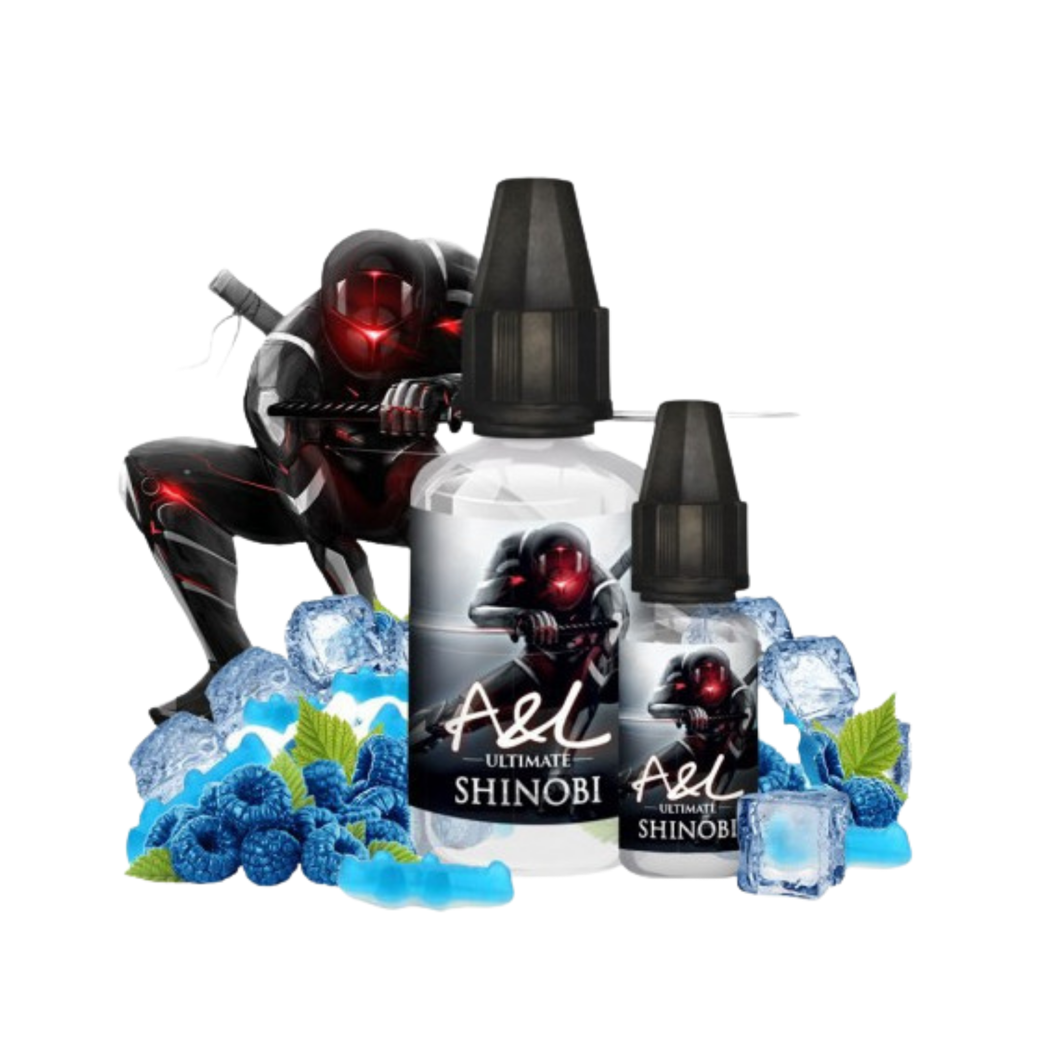 Concentré Shinobi 30 ml Ultimate Green Edition – arôme framboise bleue fraîche