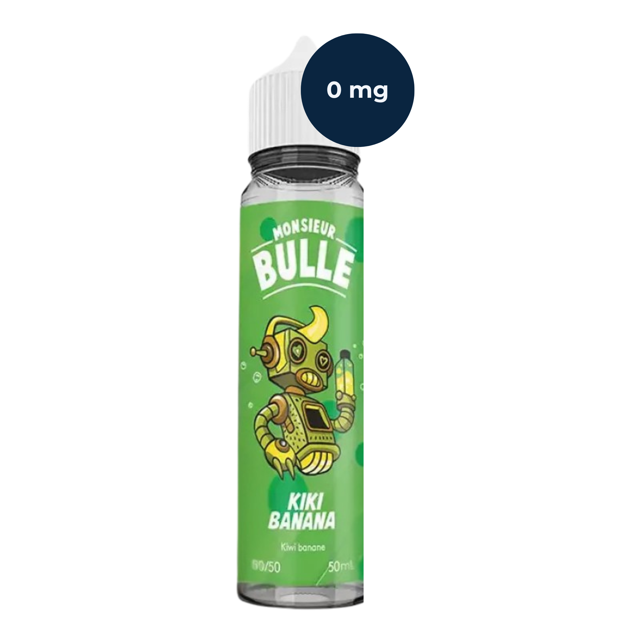 e-liquide Liquideo 50 ml saveur kiwi banane, mélange fruité pour cigarette électronique