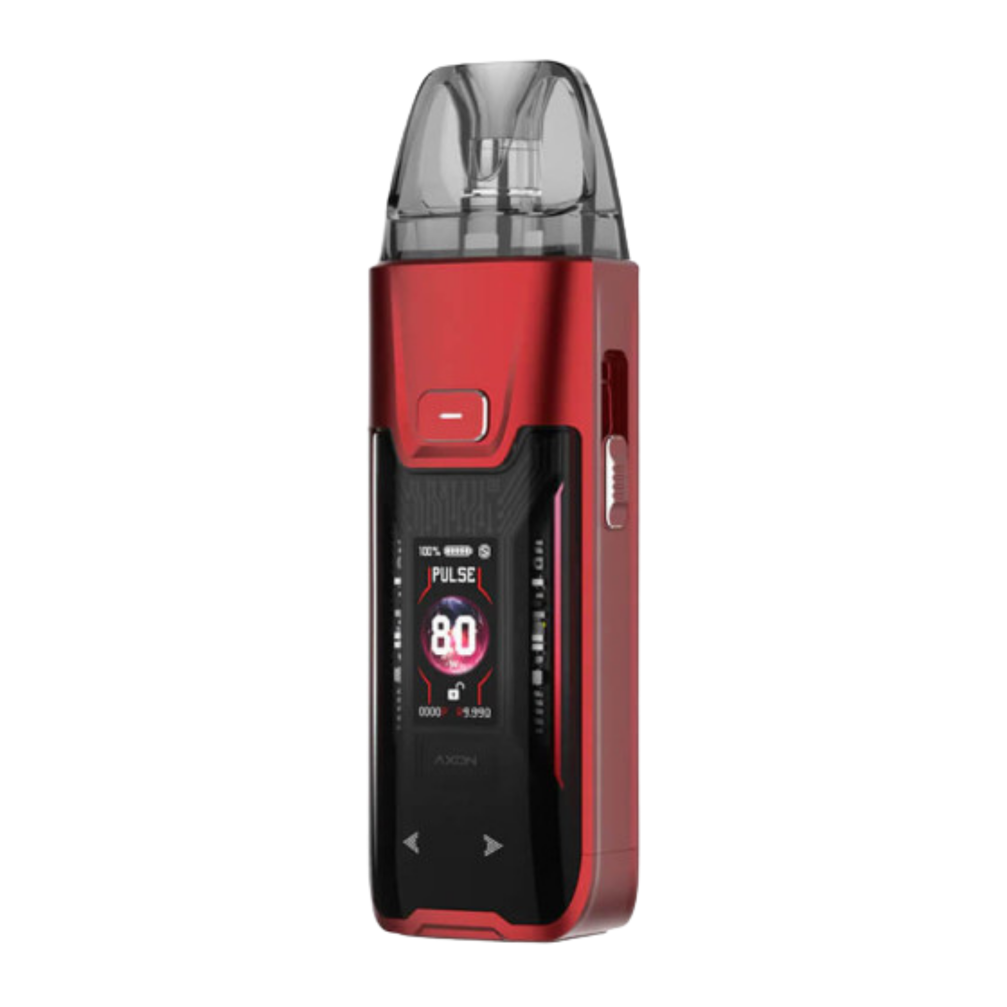 Kit Vaporesso Luxe XR Max 2 rouge avec pod et batterie intégrée, offrant une expérience de vape performante pour les utilisateurs débutants et confirmés.