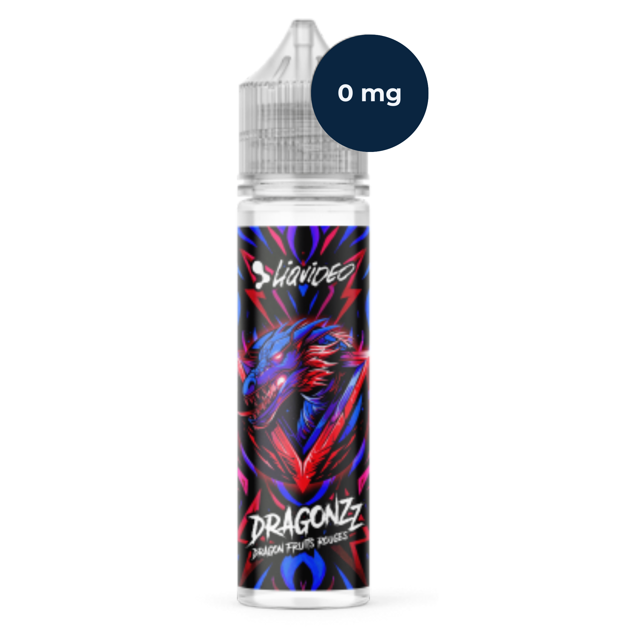 E‑liquide Liquideo Dragonzz Fruits Rouges 50 ml, saveur fruits rouges intenses.