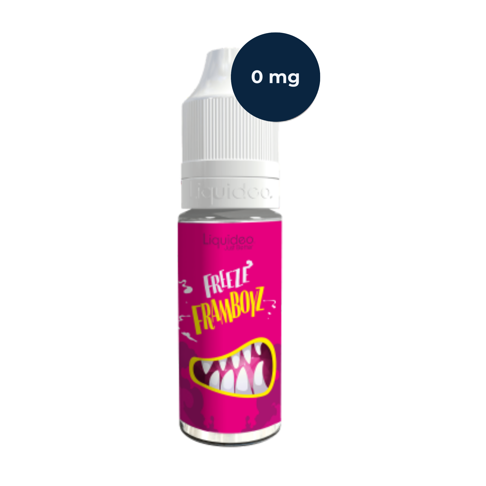 E‑liquide Liquideo Freeze Framboyz 10 ml, saveur framboise glacée.