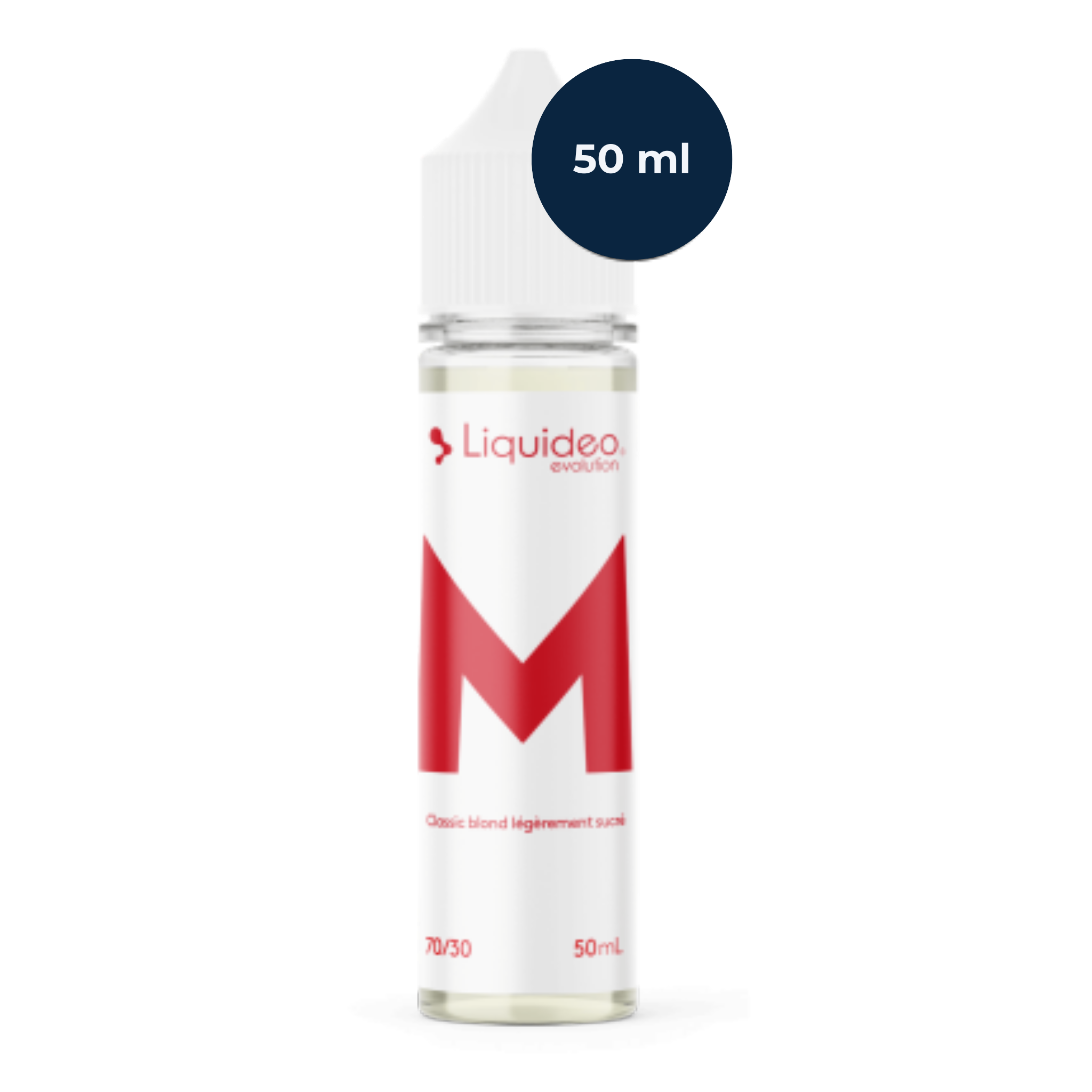Flacon Le M 50 ml en mise en scène tabac blond classique.