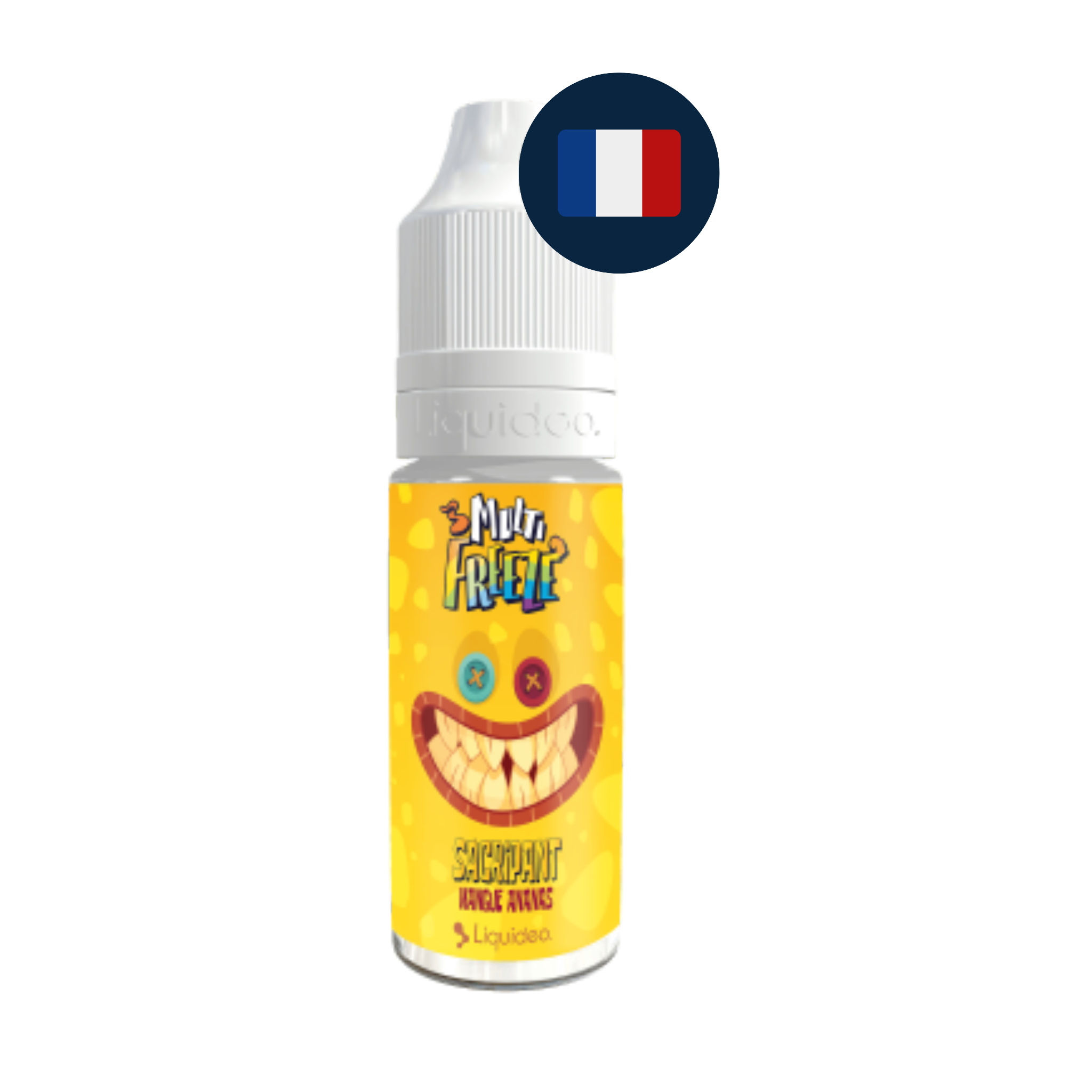 Flacon de 10 ml Liquideo Multi Freeze Sacripant avec drapeau français