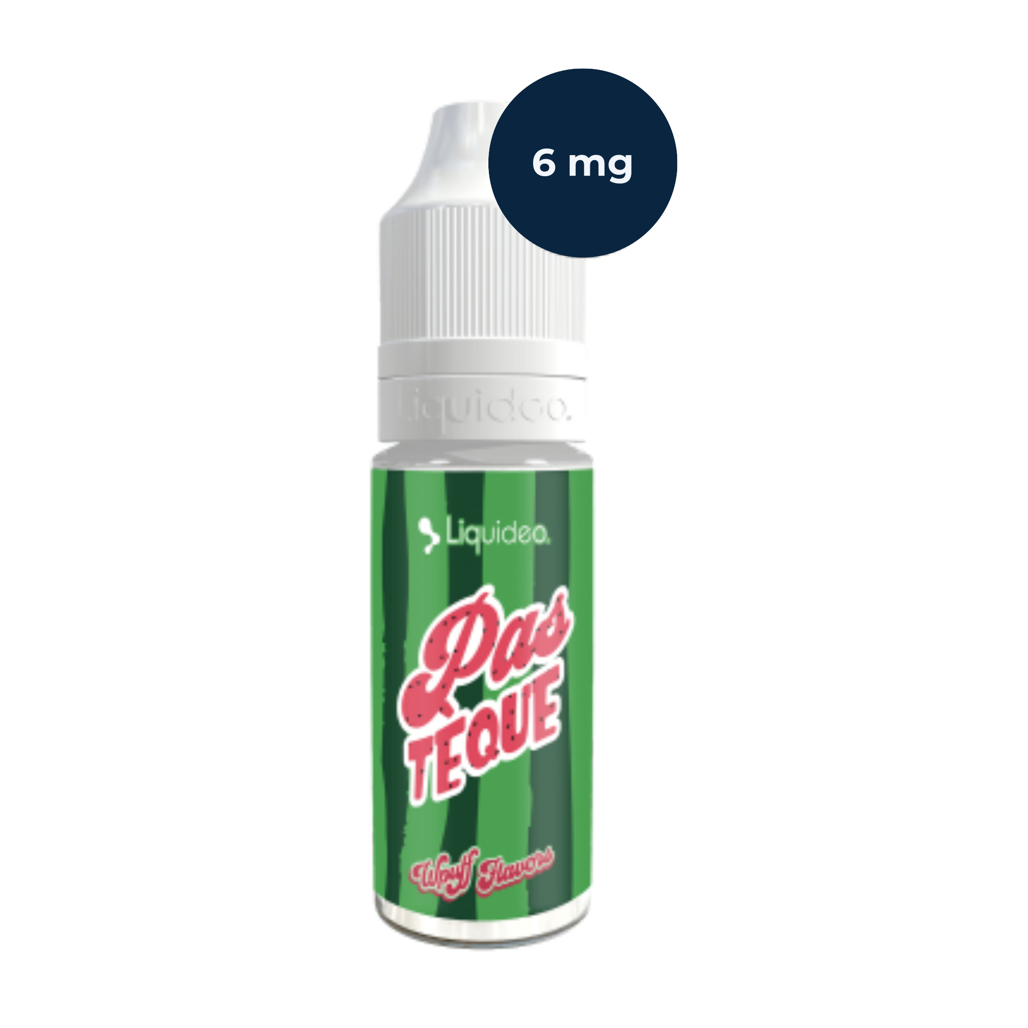 E‑liquide Liquideo Pastèque 10 ml, saveur pastèque juteuse et rafraîchissante.