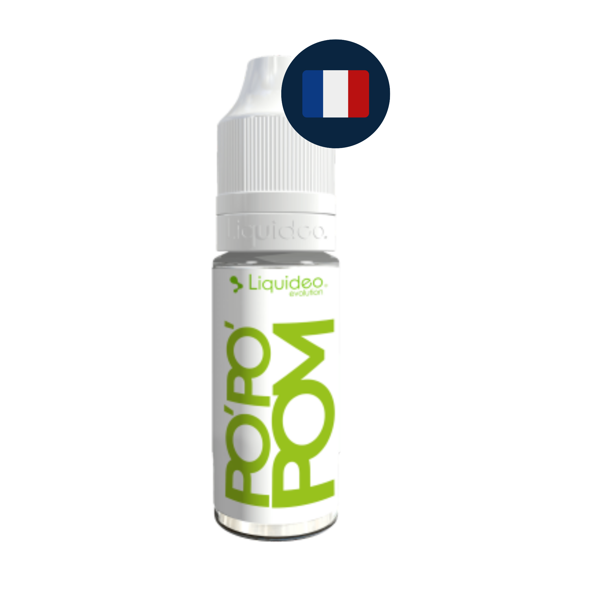 Flacon Liquideo Po Po Pom 10 ml avec le drapeau français