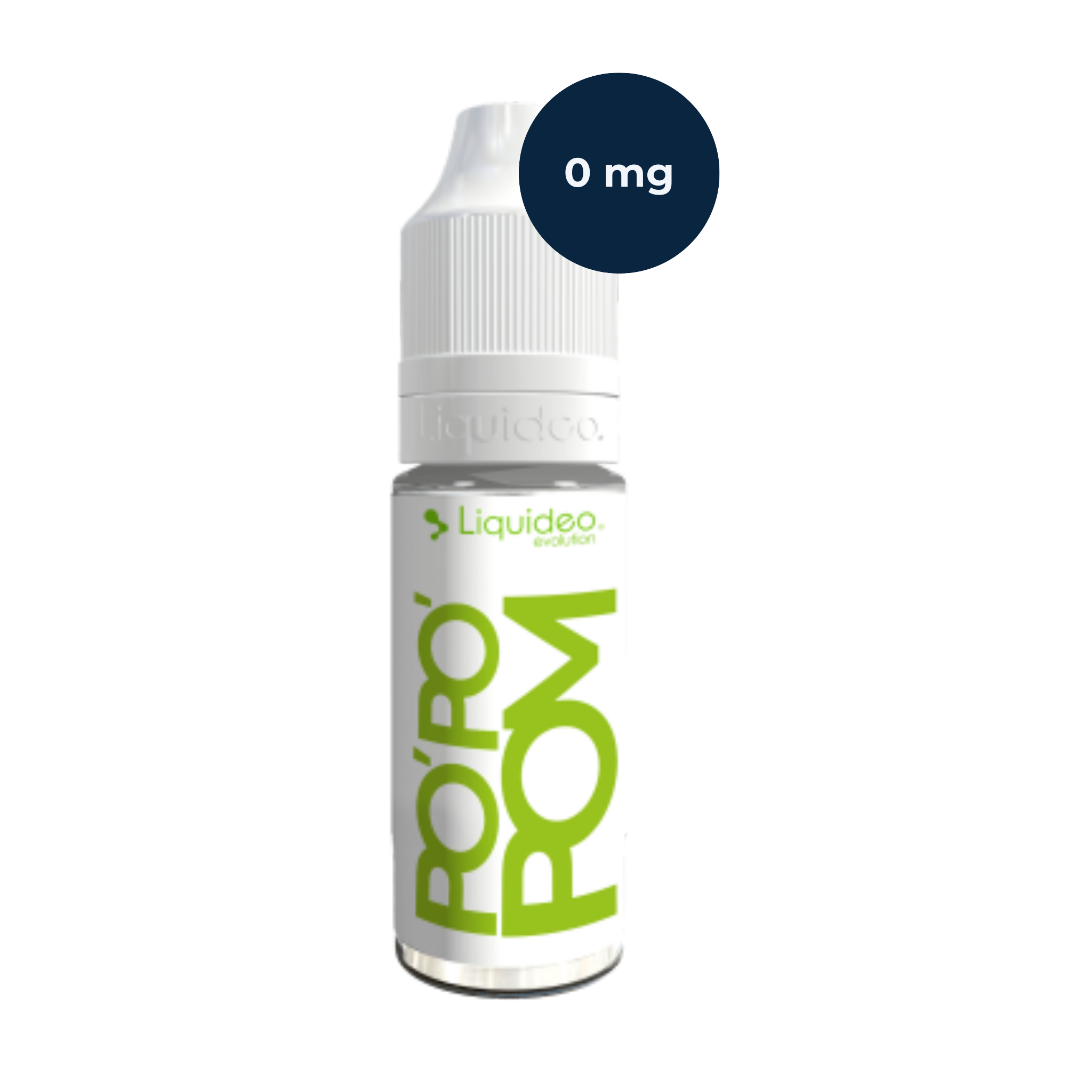 E-liquide Liquideo Po Po Pom 10 ml, saveur pomme limonade pétillante.