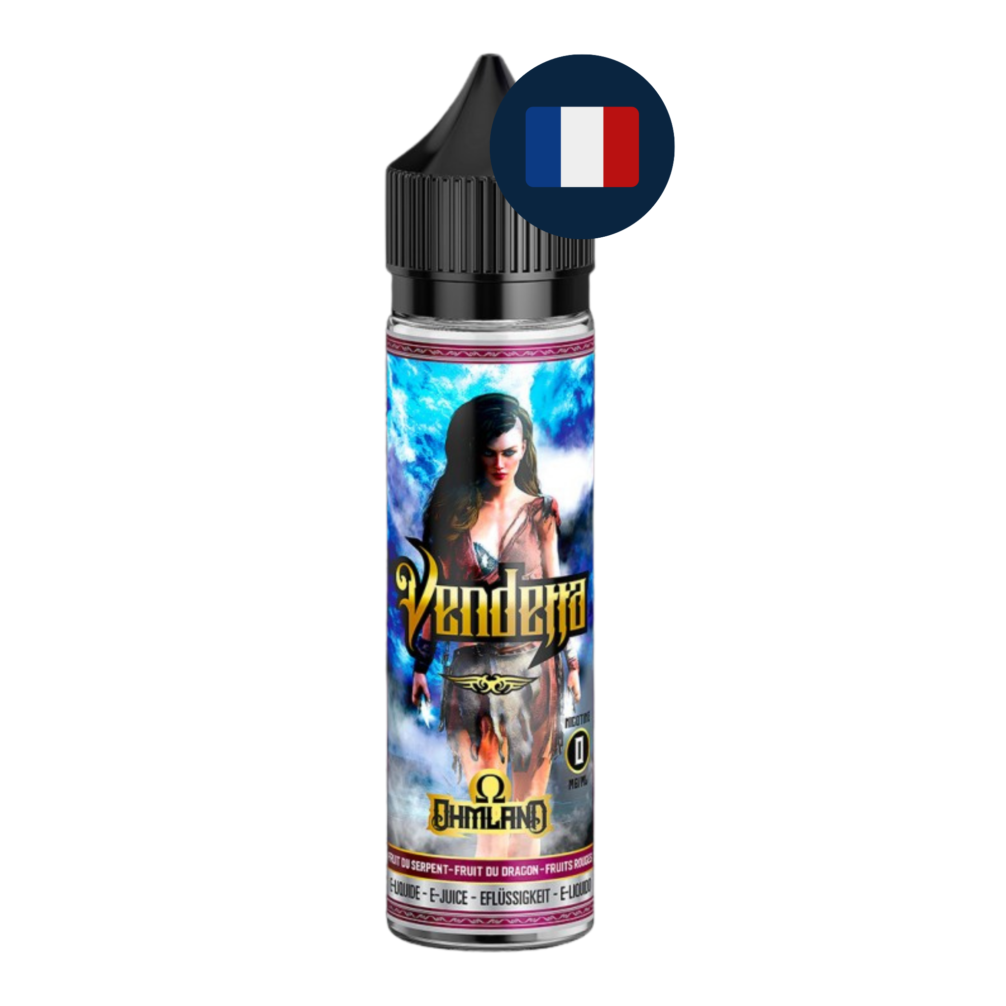 Flacon Ohmland Vendetta 50 ml avec drapeau francais