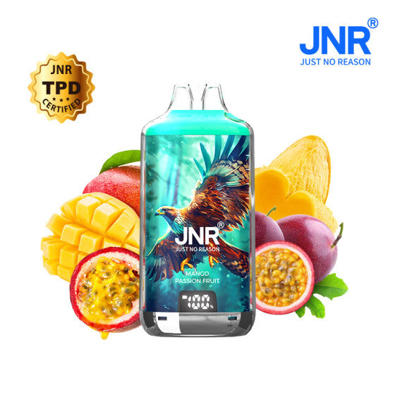Puff Falcon X JNR 28K saveur mangue fruit de la passion, modèle rechargeable longue autonomie.