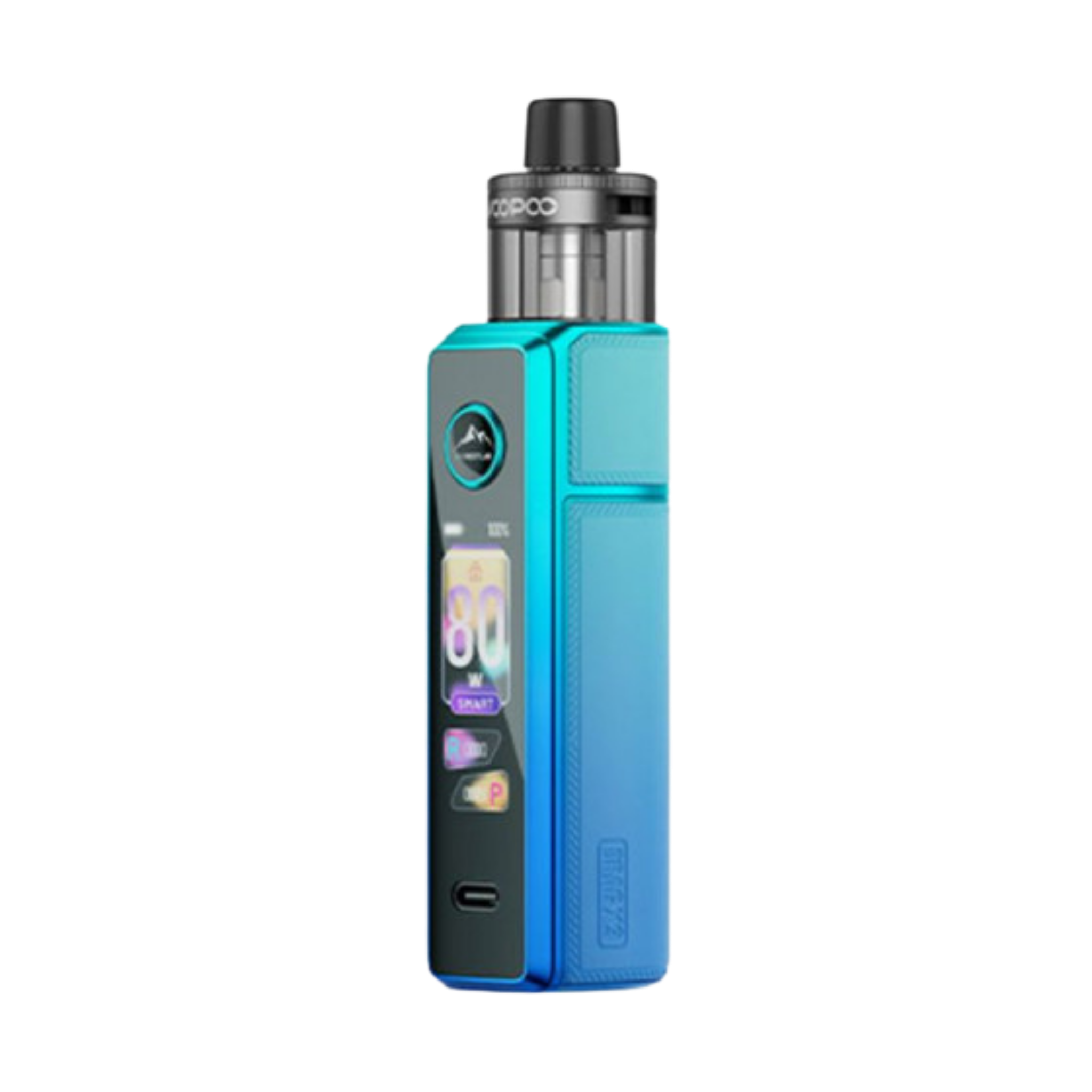 Kit Drag X3 PnP X Voopoo couleur bleu, cigarette électronique DTL avec pod 5 ml