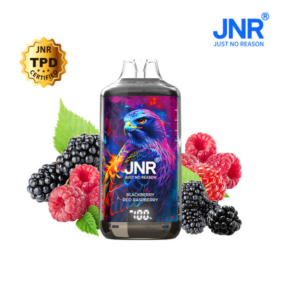 Puff Falcon X JNR 28K saveur mûre framboise, modèle rechargeable longue autonomie.